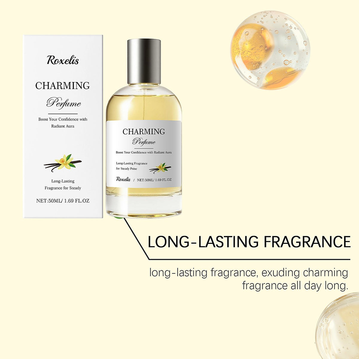 Roxelis Perfume 50ml - Long-Lasting Signature Scent