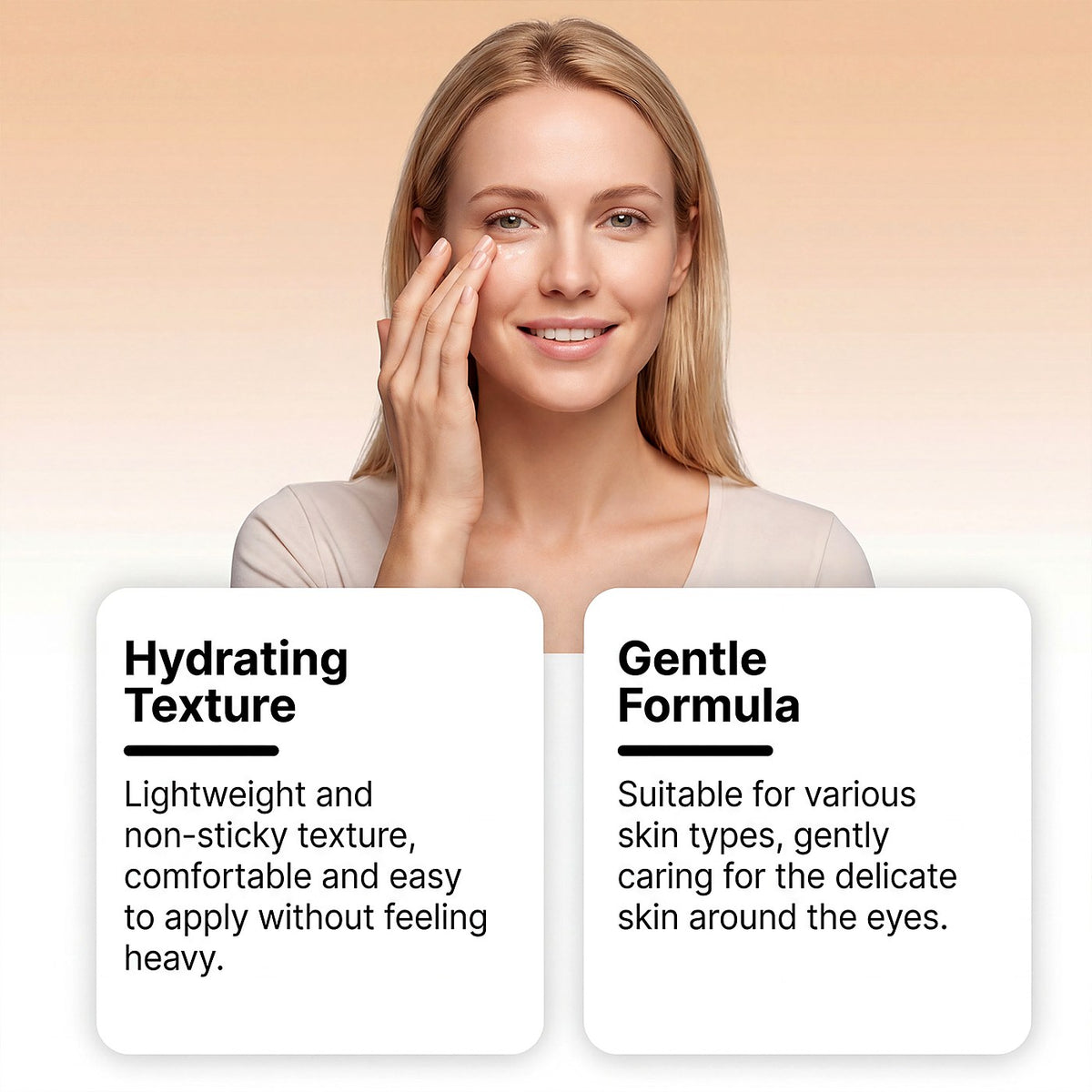Viareline Ginseng Hydrating Eye Cream 15g - Lightweight Daily Care
