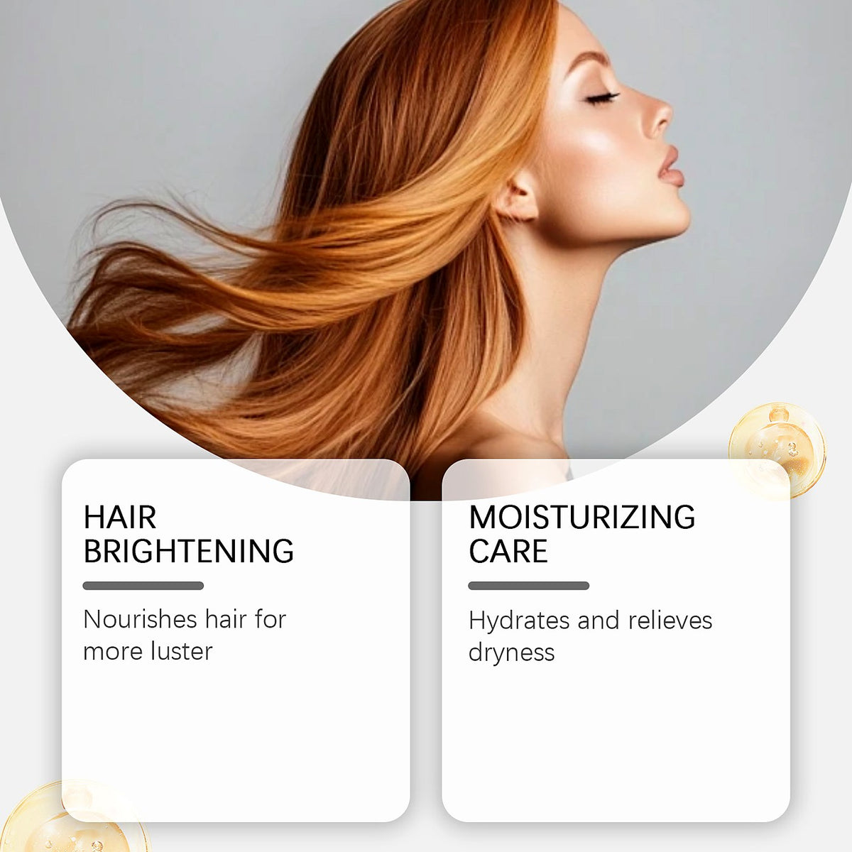 GleamXi Hair Oil 60ml - Nourished, Shiny Hair
