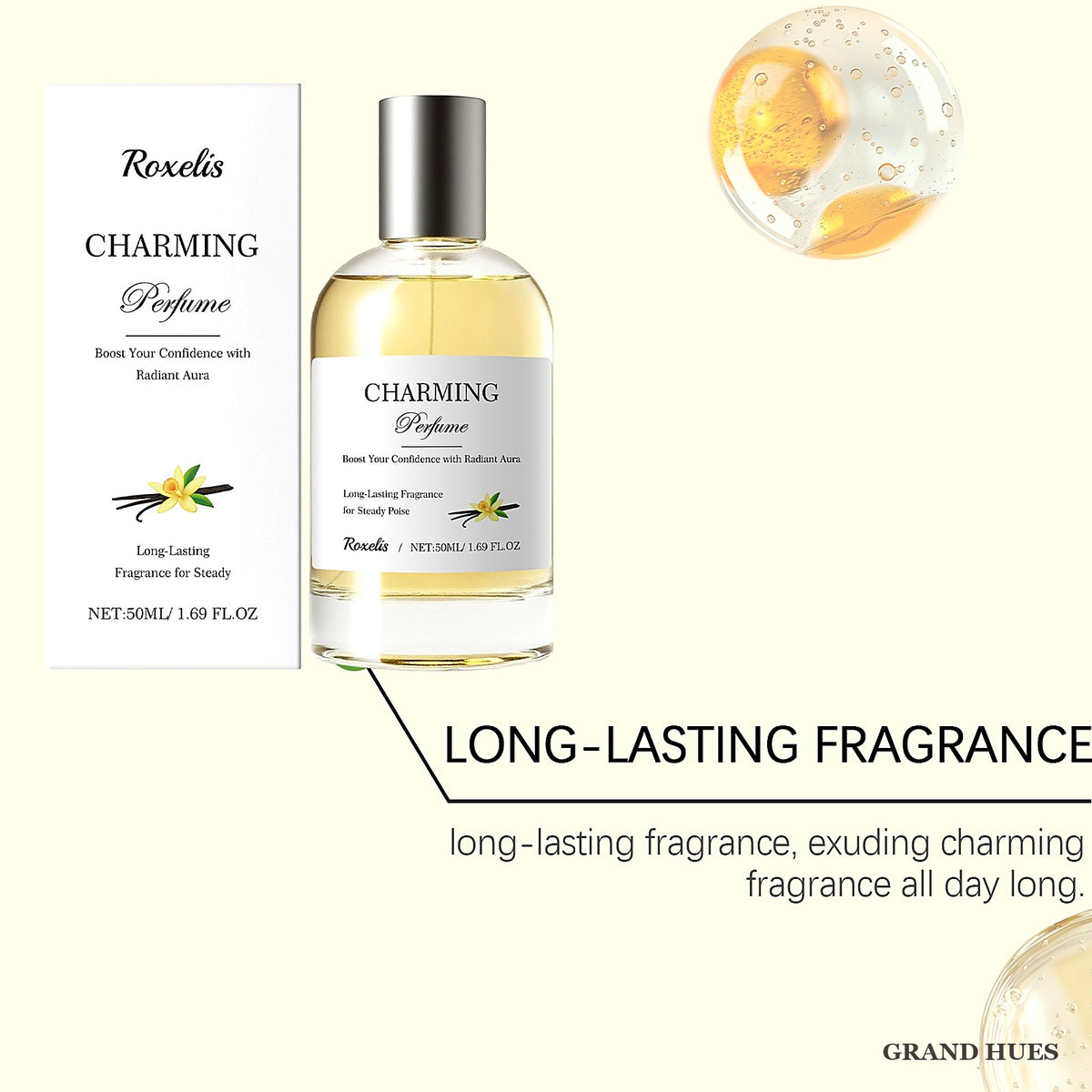 Roxelis Perfume 50ml - Long-Lasting Signature Scent