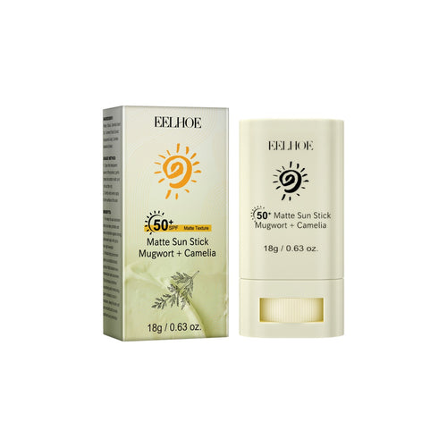 EELHOE Matte Sunscreen Stick 18g - Portable SPF Stick for Face & Body