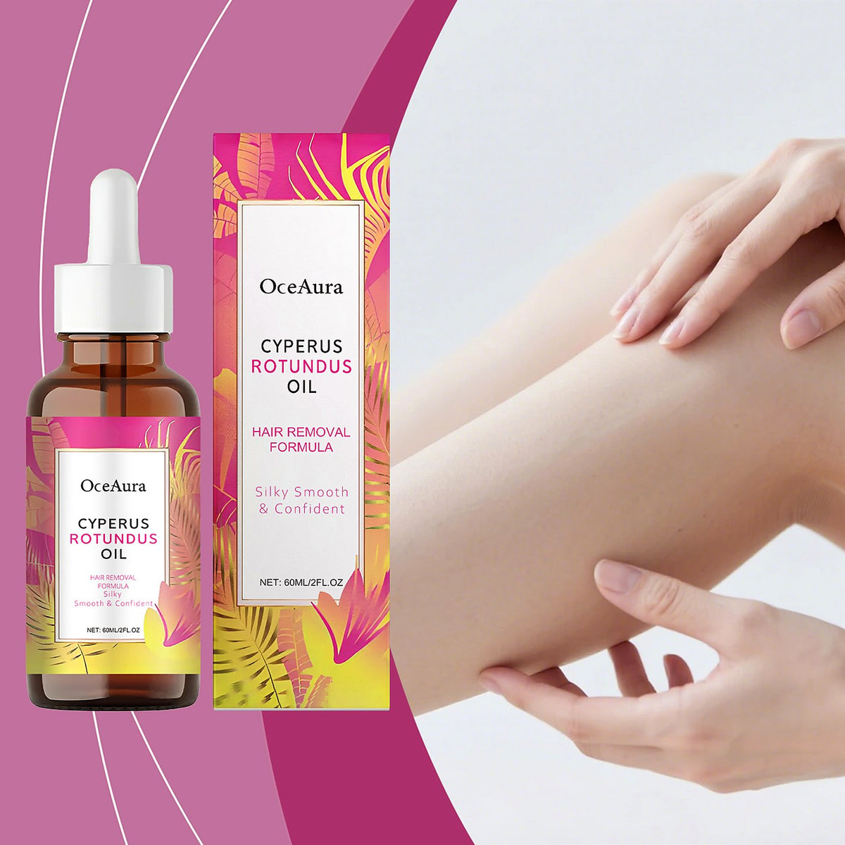 OceAura Hair Oil 60ml - Nourished, Shiny Hair