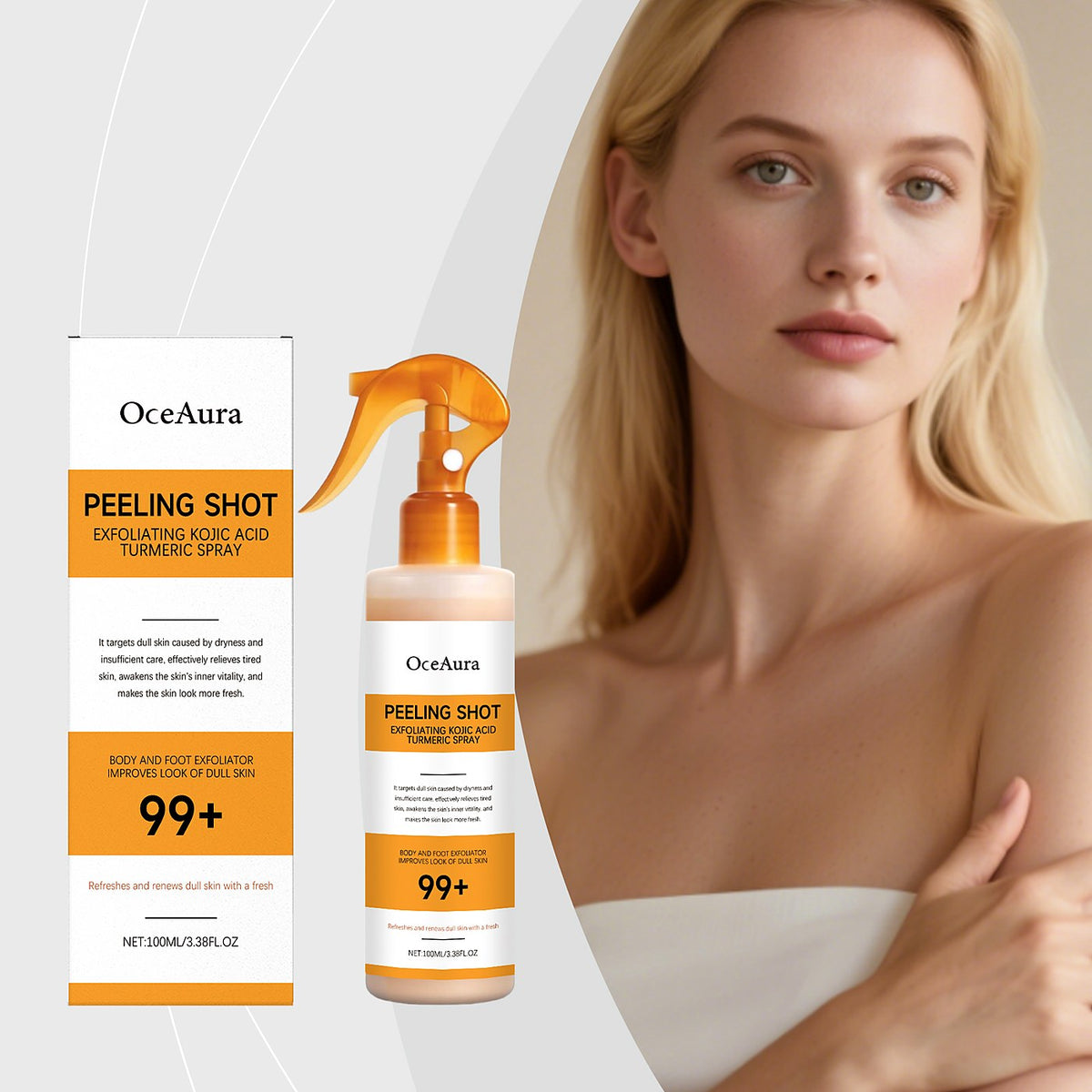OceAura Body Exfoliator 100ml - Smooth, Refined Skin