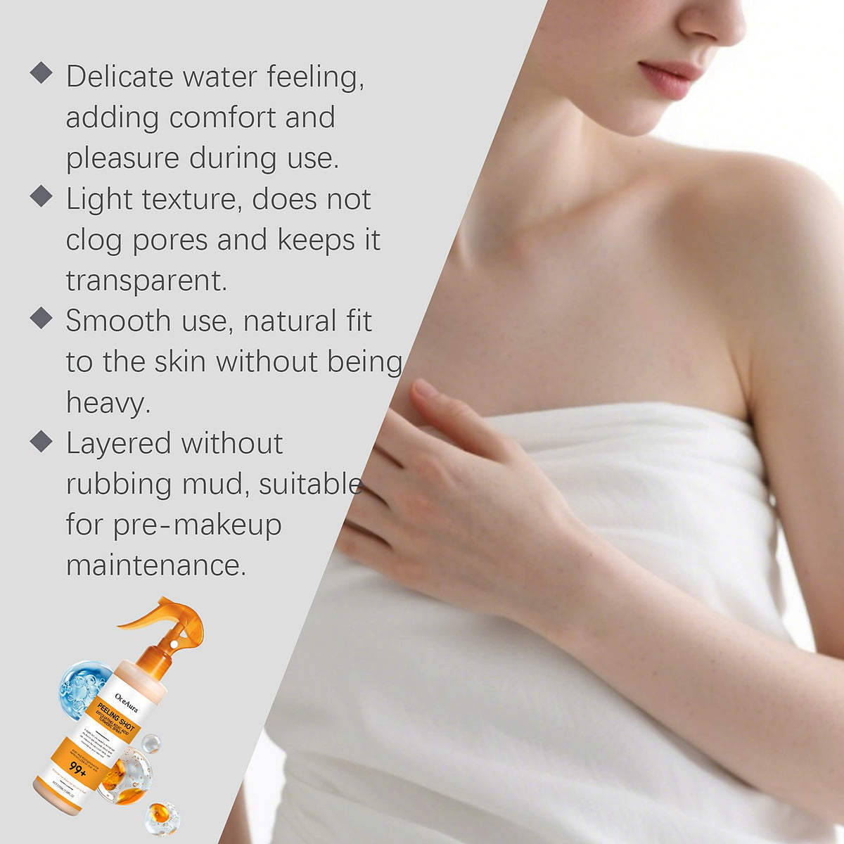OceAura Body Exfoliator 100ml - Smooth, Refined Skin