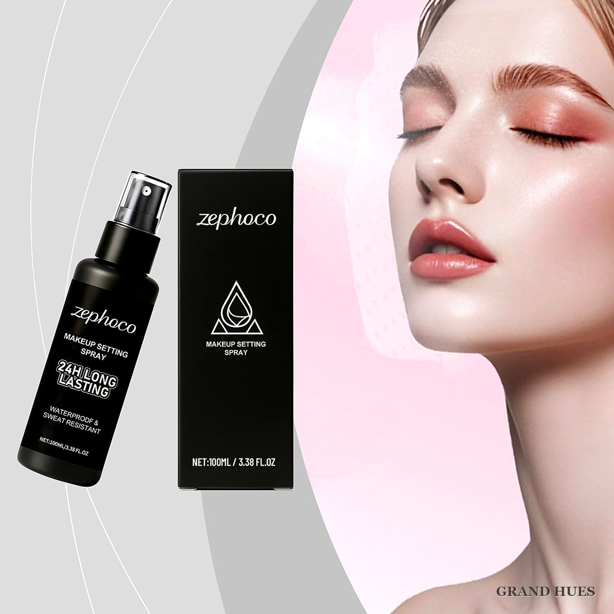 zephoco Refreshing Makeup Setting Spray 100ml - Lightweight All-Day Hold