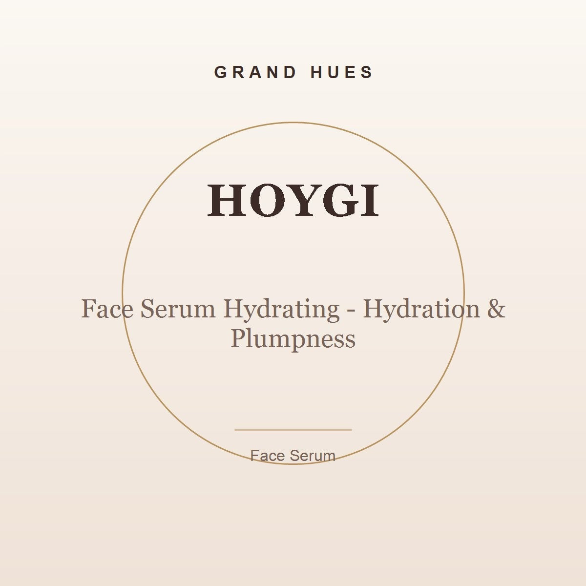 Original product image 01 - Hoygi Face Serum Hydrating - Hydration & Plumpness