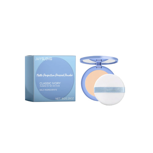 Jaysuing Oil-Control Setting Powder 8g - Matte Finish, Ivory