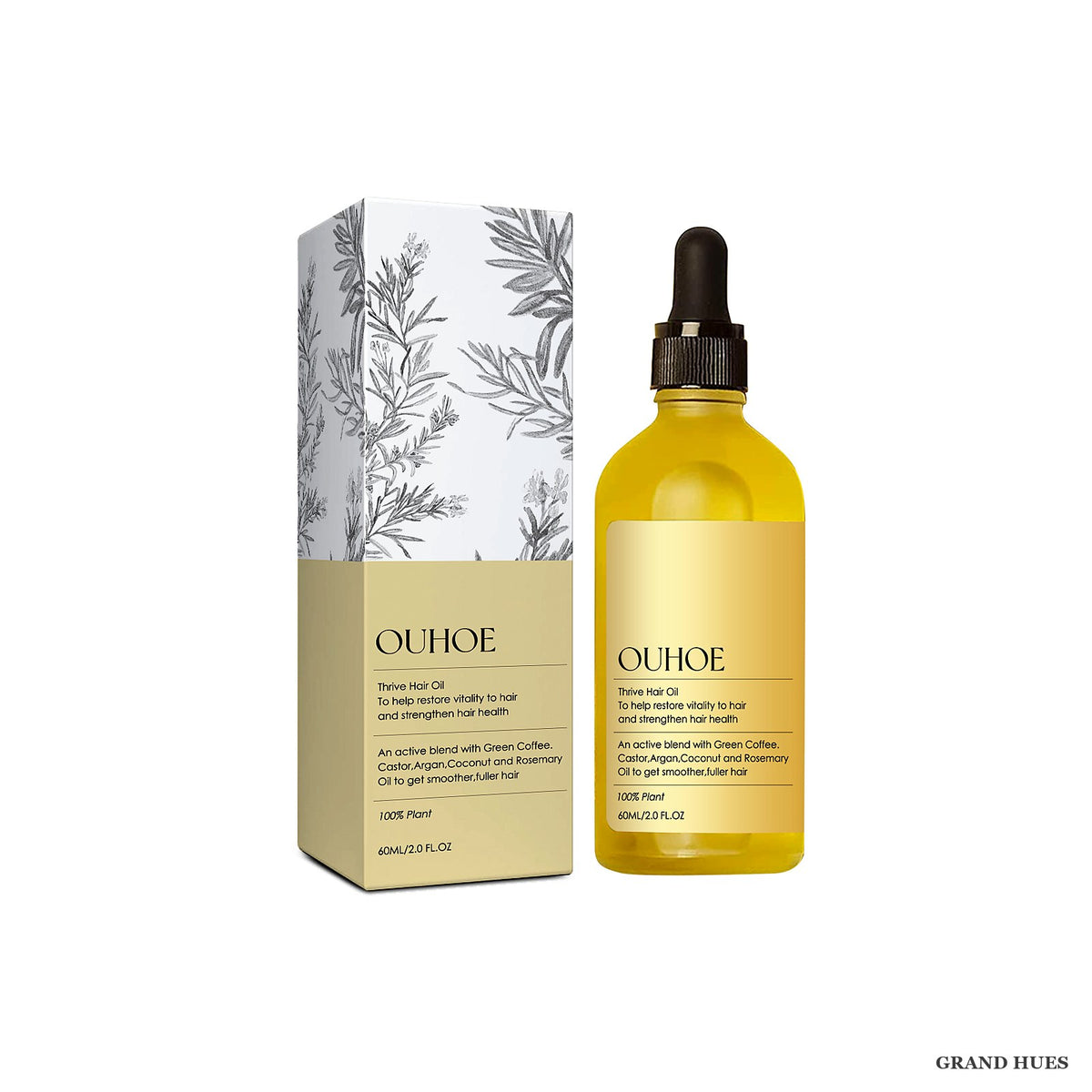 OUHOE Hair Oil 60ml - Nourished, Shiny Hair