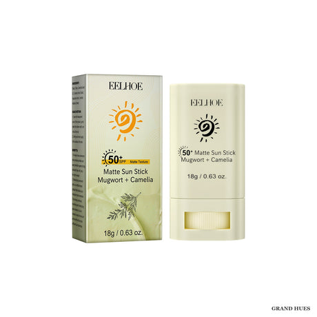EELHOE Matte Sunscreen Stick 18g - Portable SPF Stick for Face & Body