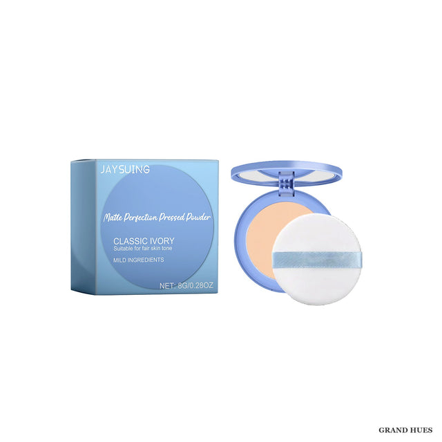 Jaysuing Oil-Control Setting Powder 8g - Matte Finish, Ivory