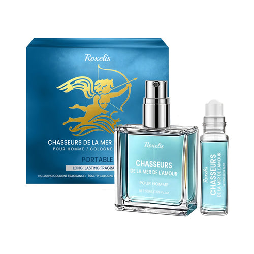 Roxelis Chasseurs De La Mer Cologne Set - 50ml + 10ml Roller