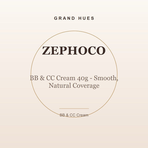 zephoco BB & CC Cream 40g - Smooth, Natural Coverage